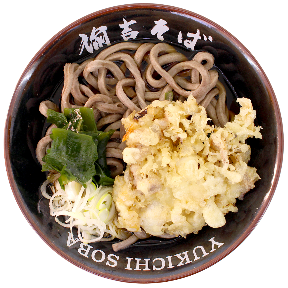 ゲソ天蕎麦