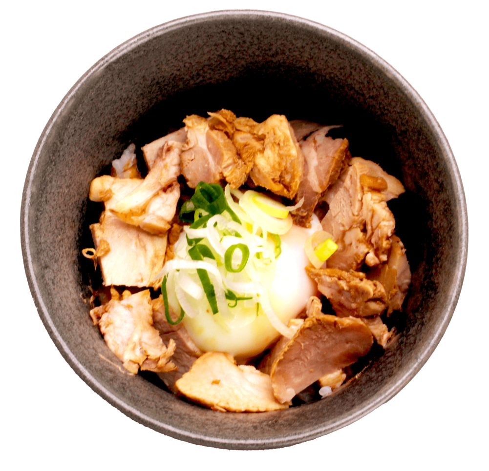 チャーシュー かつお飯丼