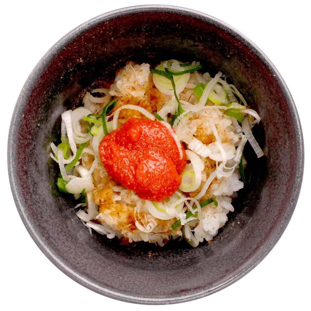ミニ明太かつお飯丼